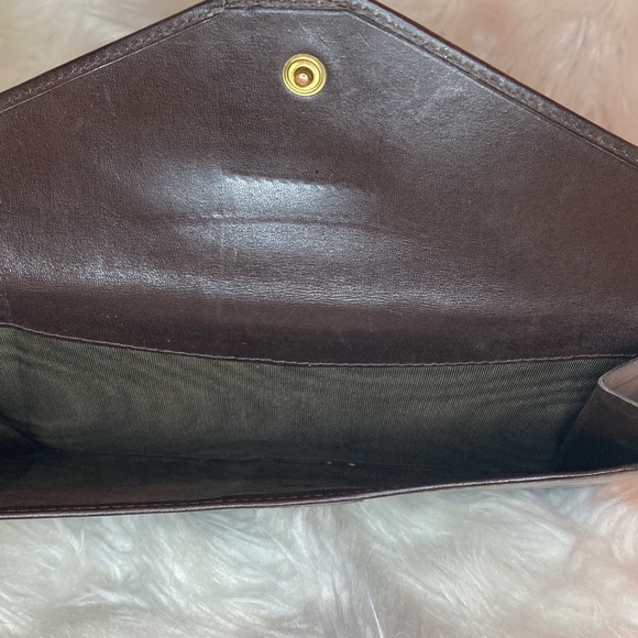Gucci Vintage Sherry Line Leather Wallet Chocolate Brown - Picture 9 of 16